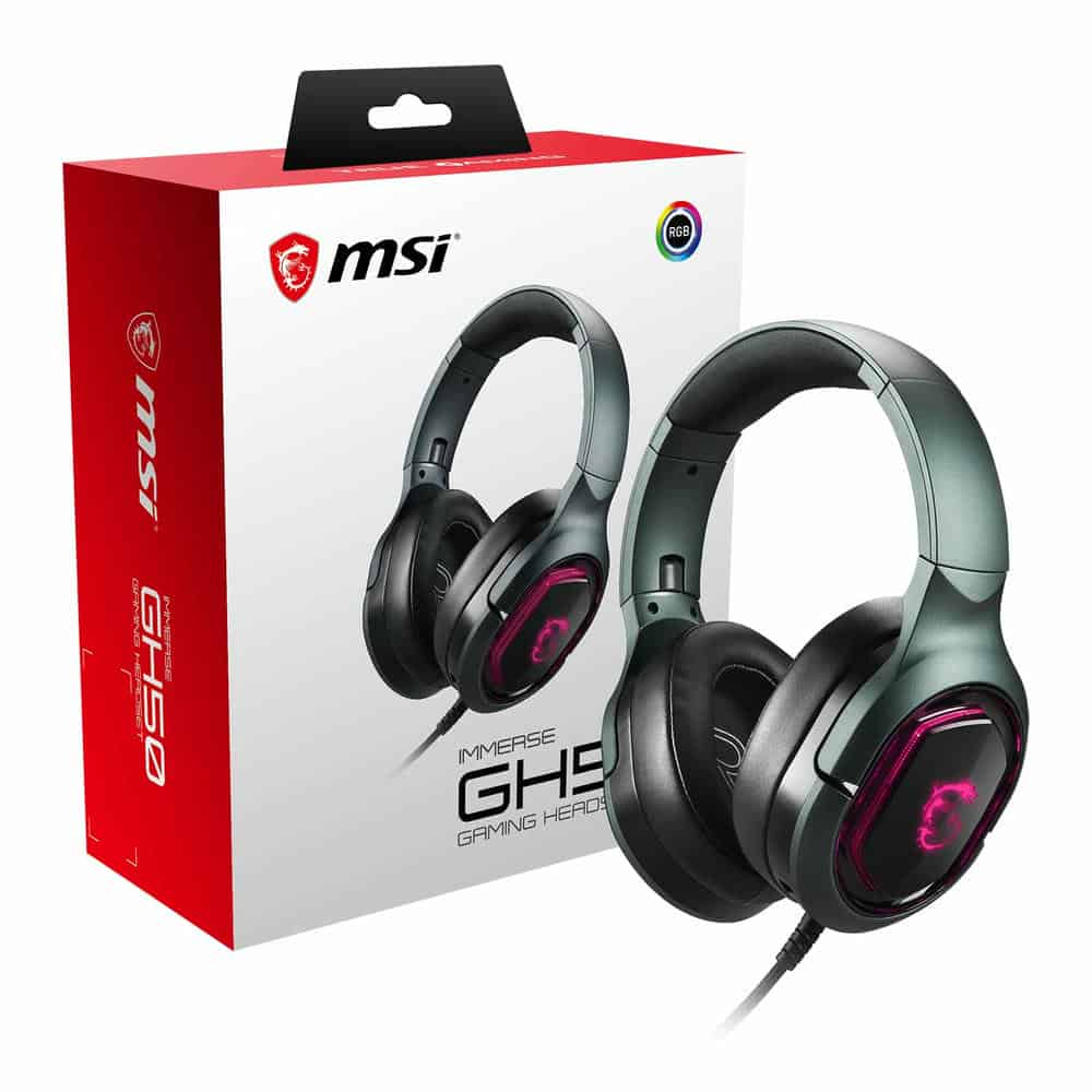 MSI IMMERSE GH50 7.1Ch Surround RGB Gaming Headset USB